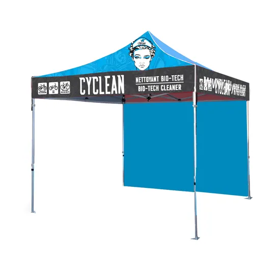 10 x 10 Sechseck-Klappzelt, Messe-Überdachungszelt, Pop-Up-Zelt, Pavillon