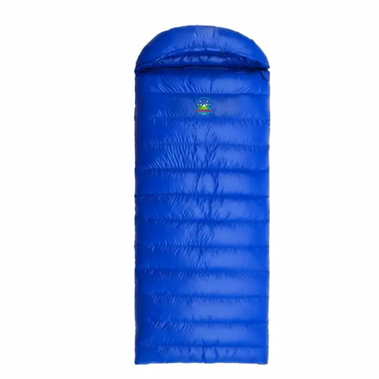 Daunenschlafsack für Camping bei kaltem Wetter